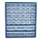 42 Compartment Organizer – Desktop or Wall Mount Container for Hardware, Parts, Crafts, Beads, or Tools by Stalwart, 10 Targets